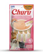 Inaba Churu Creamy Somon plic recompense fără cereale pisici (piure) 56g