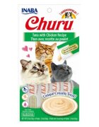 Inaba Churu Creamy Ton și Pui plic recompense fără cereale pisici (piure) 56g