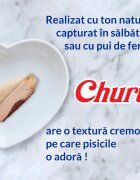 Inaba Churu Creamy Varieties Pui cutie recompense fără cereale pisici (piure) 560g