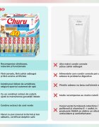 Inaba Churu Creamy Varieties Ton cutie recompense fără cereale pisici (piure) 560g