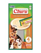 Inaba Churu Dog Pui recompense lichide monoproteice fără cereale câini topping cremos 14g x 4