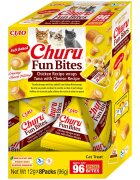 Inaba Churu Fun Bites Pui și Brânză cutie recompense fără cereale pisici 96g