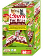 Inaba Churu Fun Bites Pui și dovleac cutie recompense fără cereale pisici 96g