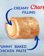 Inaba Churu Fun Bites Pui și dovleac cutie recompense fără cereale pisici 96g