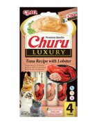Inaba Churu Luxury Ton și Homar plic recompense fără cereale pisici (piure) 56g