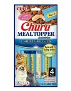 Inaba Churu Meal Topper Pui plic tub recompense fără cereale pisici (piure) 56g