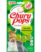 Inaba Churu Pops Ton și Pui punguță recompense fără cereale pisici (topping) 60g