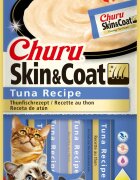 Inaba Churu Skin&Coat Ton plic recompense funcționale fără cereale pisici piele & blană (topping) 56g