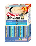Inaba Churu Skin&Coat Tuna Varieties Ton cutie recompense fără cereale pisici (piure) 280g