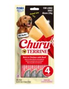 Inaba Churu Terrine Maxi L-XL Pui și Vită punguță recompense câini 60g