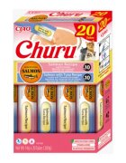Inaba Churu Variety Somon și Ton cutie recompense fără cereale pisici (topping) 280g