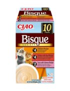 Inaba Ciao Bisque Variety Pui și Vită cutie hrană umedă fără cereale pisici (piure) 400g