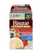 Inaba Ciao Bisque Variety Ton și Pui cutie hrană umedă fără cereale pisici (piure) 400g