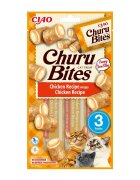 Inaba CIAO Churu Bites Pui recompense fără cereale pisici pernute umplute 10g x 3