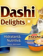 Inaba Ciao Dashi Pui și Fulgi de Bonito bol hrană umedă fără cereale pisici (în sos) 70g
