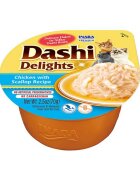 Inaba Ciao Dashi Pui și Scoici bol hrană umedă fără cereale pisici (în sos) 70g