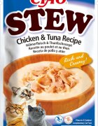 Inaba Ciao Stew Pui și Ton plic hrană umedă fără cereale pisici (în sos) 40g
