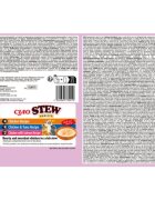 Inaba Ciao Stew Variety cu Pui Ton și Somon cutie hrană umedă fără cereale pisici (în supă) 400g