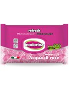Inodorina Servetele Refresh Rose Water 40 Buc