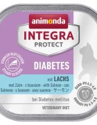 Integra Protect Diabetes Somon dietă veterinară tăviță hrană umedă fără cereale pisici diabet (în aspic) 100g