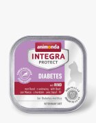 Integra Protect Diabetes Vită dietă veterinară tăviță hrană umedă fără cereale pisici diabet (în aspic) 100g