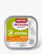 Integra Protect Intestinal Curcan dietă veterinară tăviță hrană umedă conținut redus cereale pisici sistem digestiv (în aspic) 100g