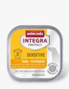 Integra Protect Sensitive XS-S Pui și Păstârnac dietă veterinară tăviță hrană umedă fără cereale câini alergii sistem digestiv (în aspic) 150g