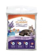 Intersand EXTREME CLASSIC Lavanda așternut igienic pisici granule bentonită aglomerant fără praf 14kg