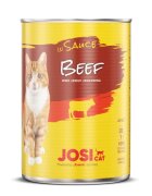 Josicat Vită conservă hrană umedă pisici (în sos) bax 415g x 12buc