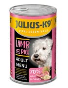 Julius-K9 Adult Menu XS-XL Miel și Orez conservă hrană umedă câini (în sos) 1240g