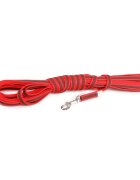 Julius-K9 Color & Gray lesă antiderapantă cu mâner câini textil bandă Color & Gray lesă antiderapantă cu mâner câini 30kg textil bandă 14mm x 10m roșu