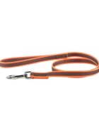 Julius-K9 Color & Gray lesă antiderapantă cu mâner câini textil bandă Color & Gray lesă antiderapantă cu mâner câini 50kg textil bandă 20mm x 1.2m portocaliu
