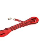Julius-K9 Color & Gray lesă antiderapantă cu mâner câini textil bandă Color & Gray lesă antiderapantă cu mâner câini 50kg textil bandă 20mm x 10m roșu