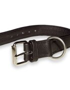 Julius-K9 ECO leather zgardă ajustabilă câini piele negru ECO leather zgardă ajustabilă câini piele 25mm x 50cm negru