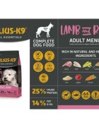 Julius-K9 Hypoallergenic Adult Menu XS-XL Miel și Orez hrană uscată câini alergii 12kg
