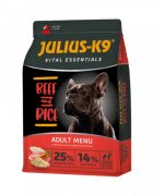 Julius-K9 Hypoallergenic Adult Menu XS-XL Vită și Orez hrană uscată câini alergii 12kg