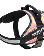Julius-K9 IDC Power Patterned ham câini IDC Power ham câini 3XS 08-3kg roz cu flori
