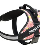 Julius-K9 IDC Power Patterned ham câini IDC Power ham câini S 7-15kg roz cu flori