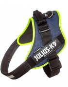 Julius-K9 IDC Power Unique Textured ham câini IDC Power ham câini S 7-15kg jeans/neon