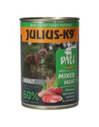 Julius-K9 Mixed Meet XS-XL Pasăre și Porc conservă hrană umedă câini (pate) 400g