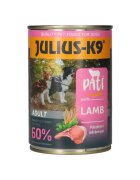 Julius-K9 XS-XL Miel conservă hrană umedă câini (pate) 400g