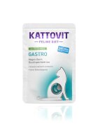 Kattovit Gastro Curcan și Orez dietă veterinară plic hrană umedă pisici sistem digestiv (în sos) bax 85g x 24buc