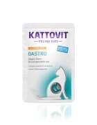 Kattovit Gastro Pui și Orez dietă veterinară plic hrană umedă pisici sistem digestiv (în sos) 85g