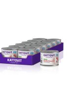 Kattovit Renal Curcan dietă veterinară conservă hrană umedă pisici sistem renal (în aspic) bax 185g x 12buc