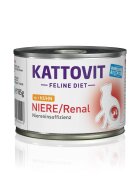 Kattovit Renal Pui dietă veterinară conservă hrană umedă pisici sistem renal (în aspic) 185g