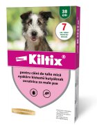 Kiltix Zgarda Antiparazitara deparazitare externă câini zgardă XS - S 38 cm maro 1buc