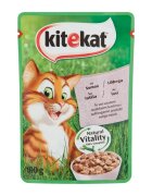 Kitekat Natural Vitality Somon plic hrană umedă pisici (în sos) 100g