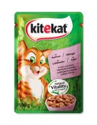 Kitekat Natural Vitality Somon plic hrană umedă pisici (în sos) 100g