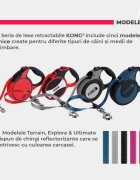 Kong Lesa Retractabila Explore 7.5m-50 Kg Rosu