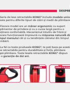Kong Lesa Retractabila Ultimate 5m-70 Kg Albastru